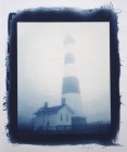 Bodie Island Lighthouse (cyanotype)